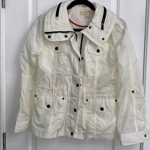 Michael Kors White Rain Jacket